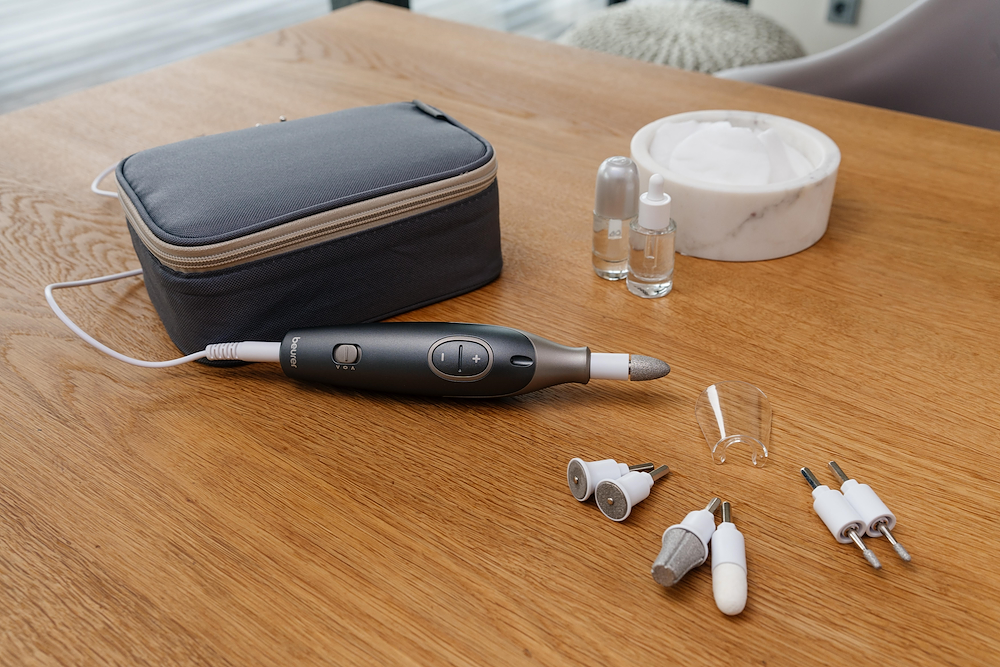 BEURER MP1RSMOOTHPIU - Set manicure e pedicure hi-tech 7 accessori