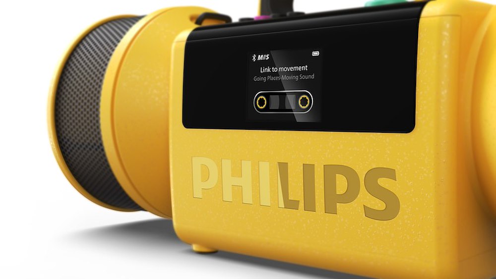 PHILIPS TAMS80Y/00 - Tragbarer Lautsprecher gelb