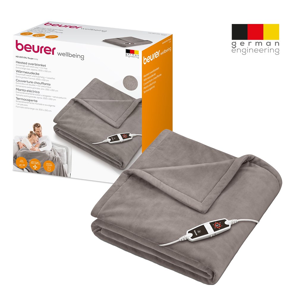 BEURER HD150XXLTAUPE - Coperta termica XXL taupe