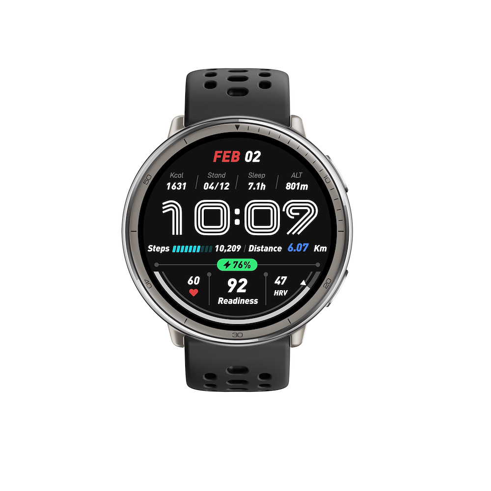 AMAZFIT ACTIVE2ROUNDBLACK - Amazfit Active 2 Smartwatch