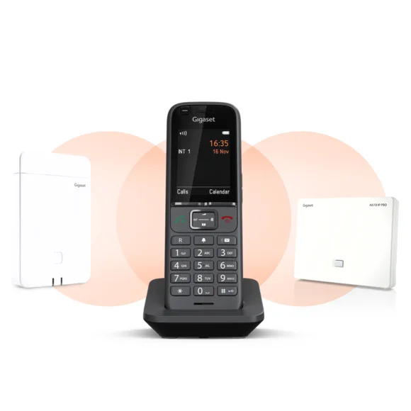 Gigaset S30852-H2974-R102 - Schnurloses DECT-Telefon S700H PRO