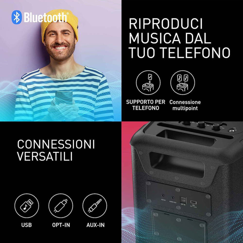 PANASONIC SCBMAX5EK - Sistema audio Bluetooth Panasonic SC-CMAX5