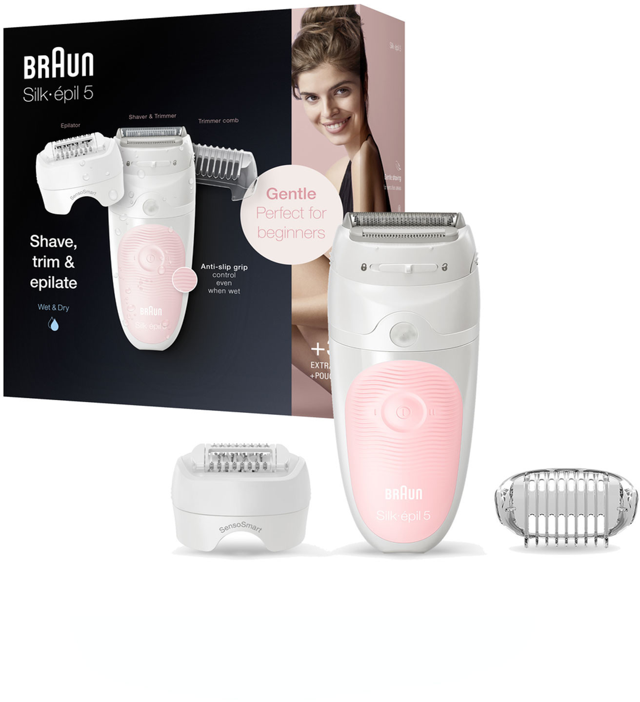 BRAUN 5-620 Silk-épi - Epilatore Braun Silk-épil 5-620 per donne