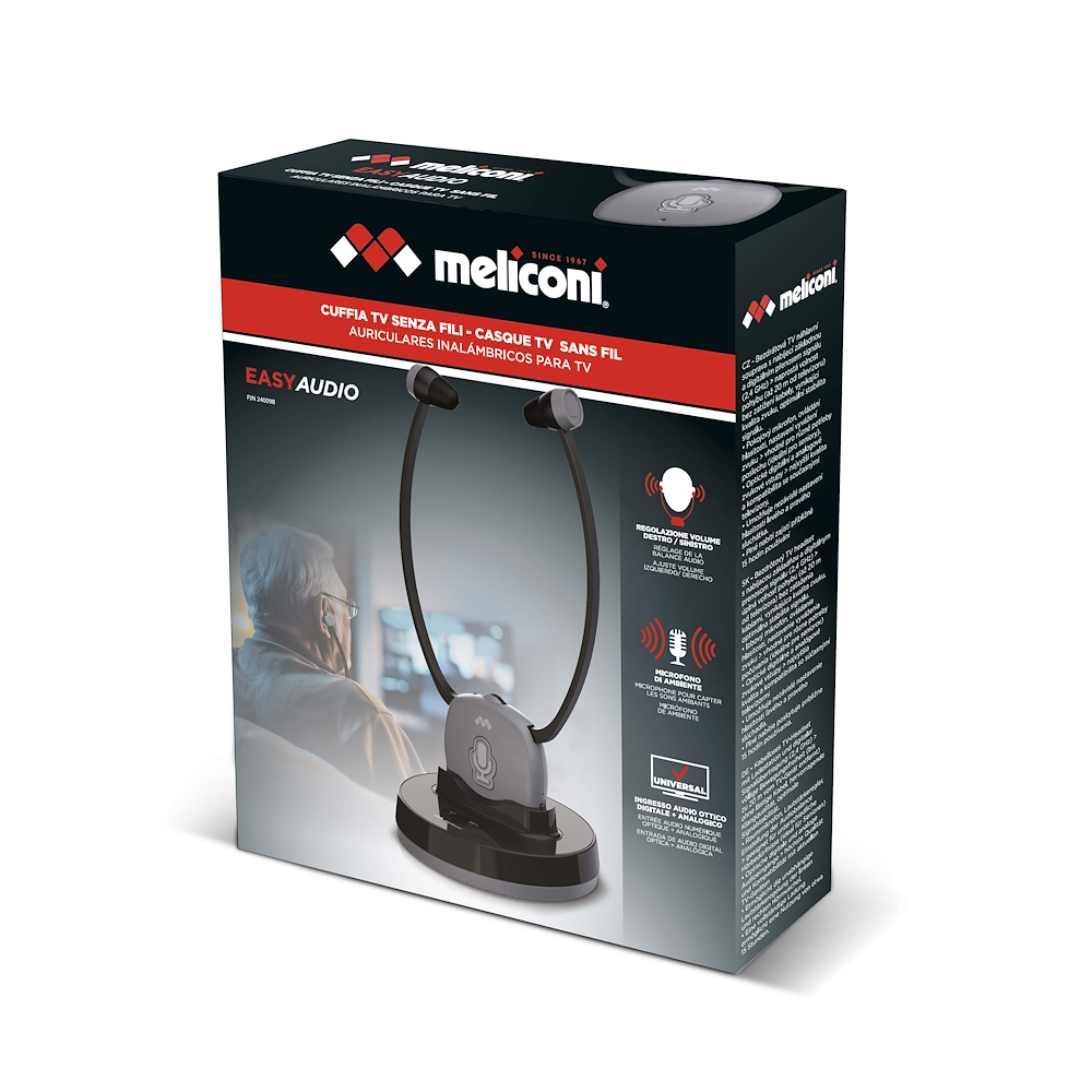 MELICONI 497339 - Drahtlose TV Kopfhörer
