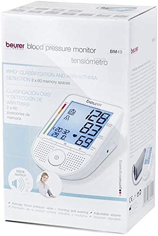 BEURER BM49 - Beurer BM49 Misuratore di pressione da braccio con funzione vocale BEURER BM49 - Beurer BM49 Misuratore di pressione da braccio con funzione vocale