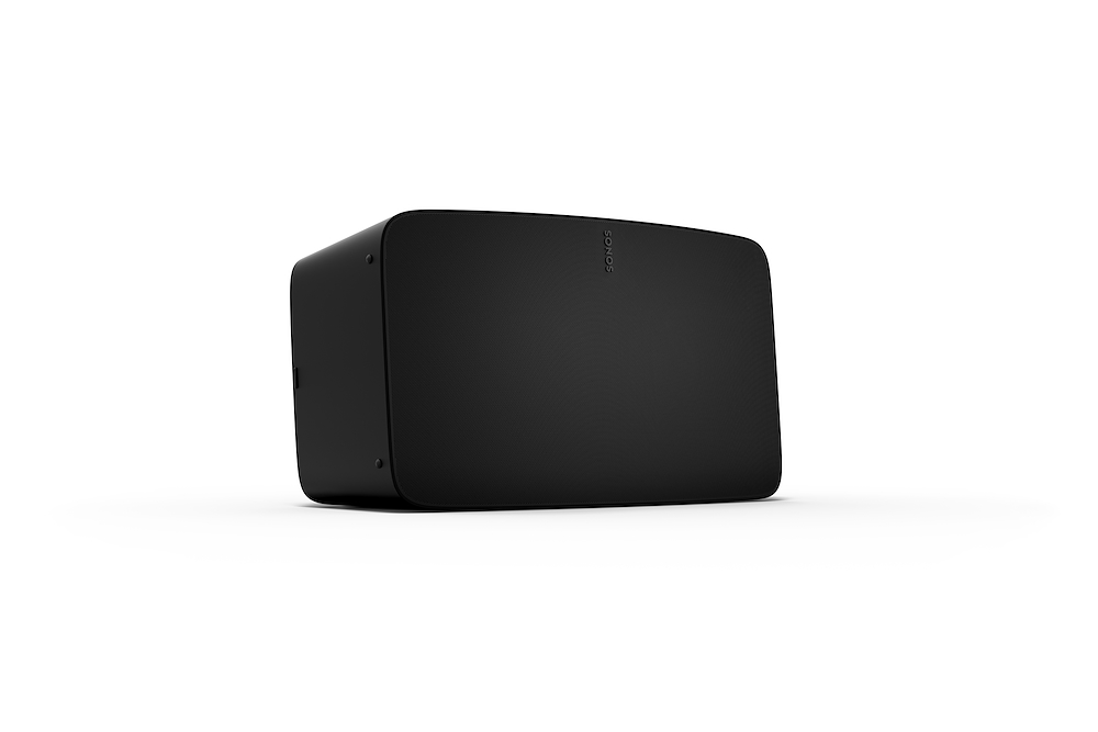 SONOS FIVEBLACK - Sonos Five WLAN Lautsprecher Schwarz