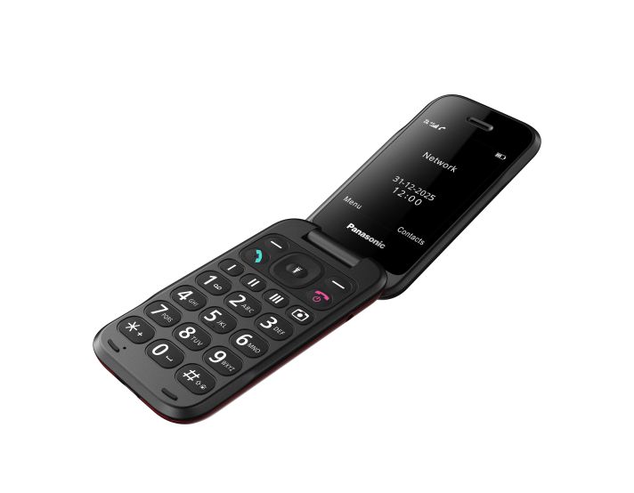 PANASONIC KXTF600EXR - Telefono 4G Impermeabile Rosso