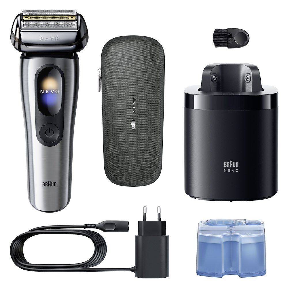 BRAUN NEVO11000C - Rasoio Elettrico Argento