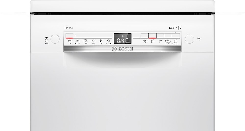 BOSCH SPS2HKW55E - Slim Geschirrspüler 45cm Weiß