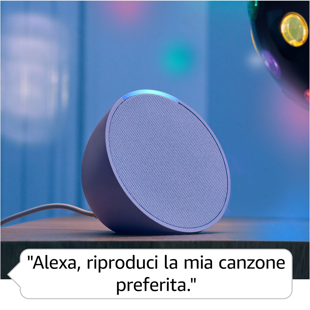 ECHO ECHOPOPLAVANDER - Amazon Echo Pop Altoparlante Smart Lavanda ECHO ECHOPOPLAVANDER - Amazon Echo Pop Altoparlante Smart Lavanda