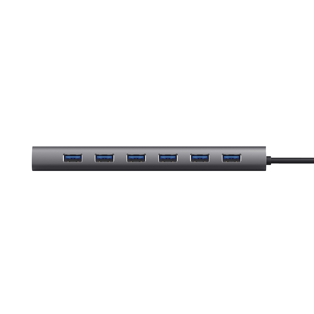TRUST 24967 - Aluminium USB Hub mit 7 Ports