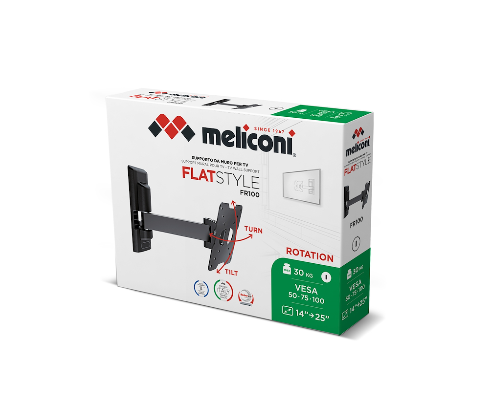 MELICONI 580457 - FLATSTYLE TV Halterung FR 100 IT
