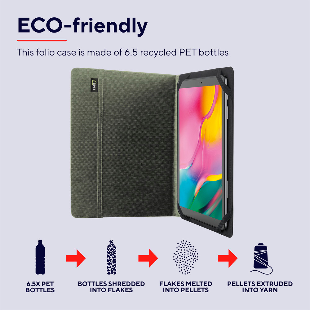 TRUST 24498 - 24498 0598641 CUSTODIA PER TABLET FINO 11" PRIMO FOLIO ECO GREEN