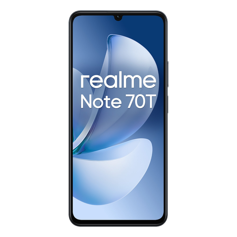 REALME NOTE70TOBSIDIANBLACK - Smartphone Note 70T Obsidian Schwarz