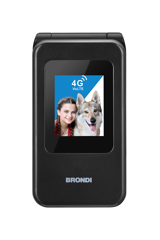 BRONDI AMICOSPECIALE4GBLACKMETAL - Telefono Brondi AMCI SPECIALE 4G