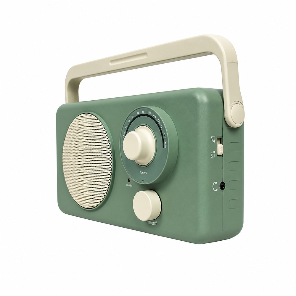 MAJESTIC AMELIASG 0756889 RADIO PORT.FM DOPPIO SISTEMA DI ALIMENTAZION.VERDE