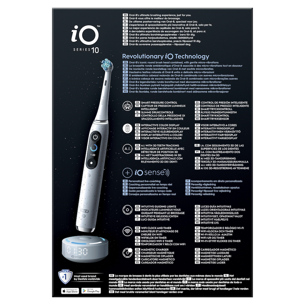 ORAL-B IO10WHITE - Oral-B iO Series 10 Elektrische Zahnbürste Weiß ORAL-B IO10WHITE - Oral-B iO Series 10 Elektrische Zahnbürste Weiß
