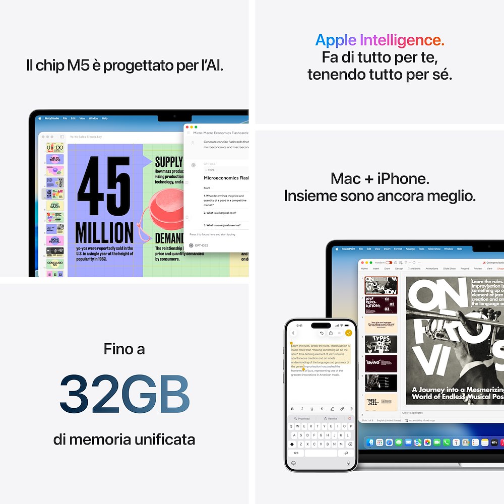 APPLE MDV94TA - MacBook Air 15" M5 16GB 512GB