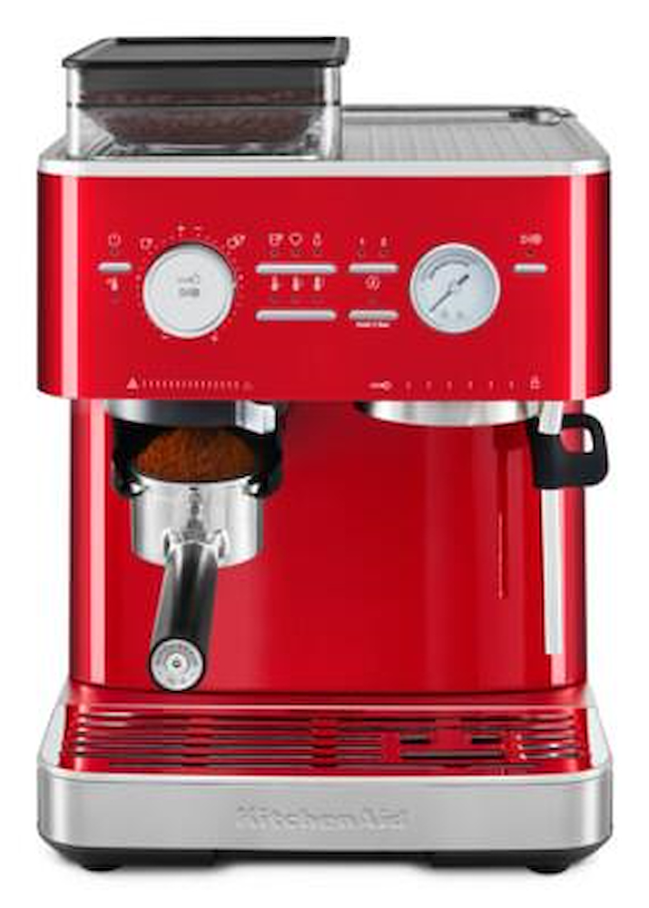 KITCHENAID 5KES6551ECA - Macchina caffè semi-automatica rossa