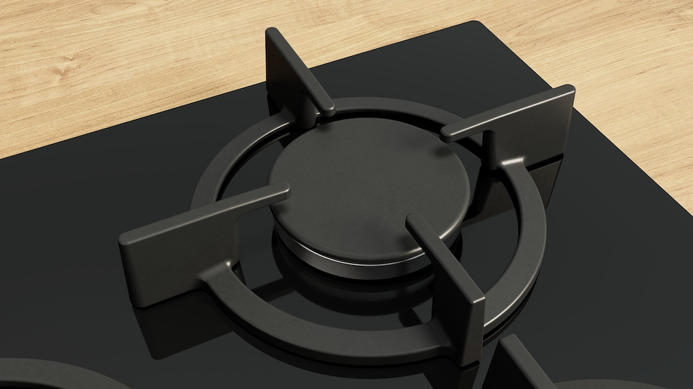 BOSCH PPQ7A6I15 - Piano cottura a gas 75 cm nero