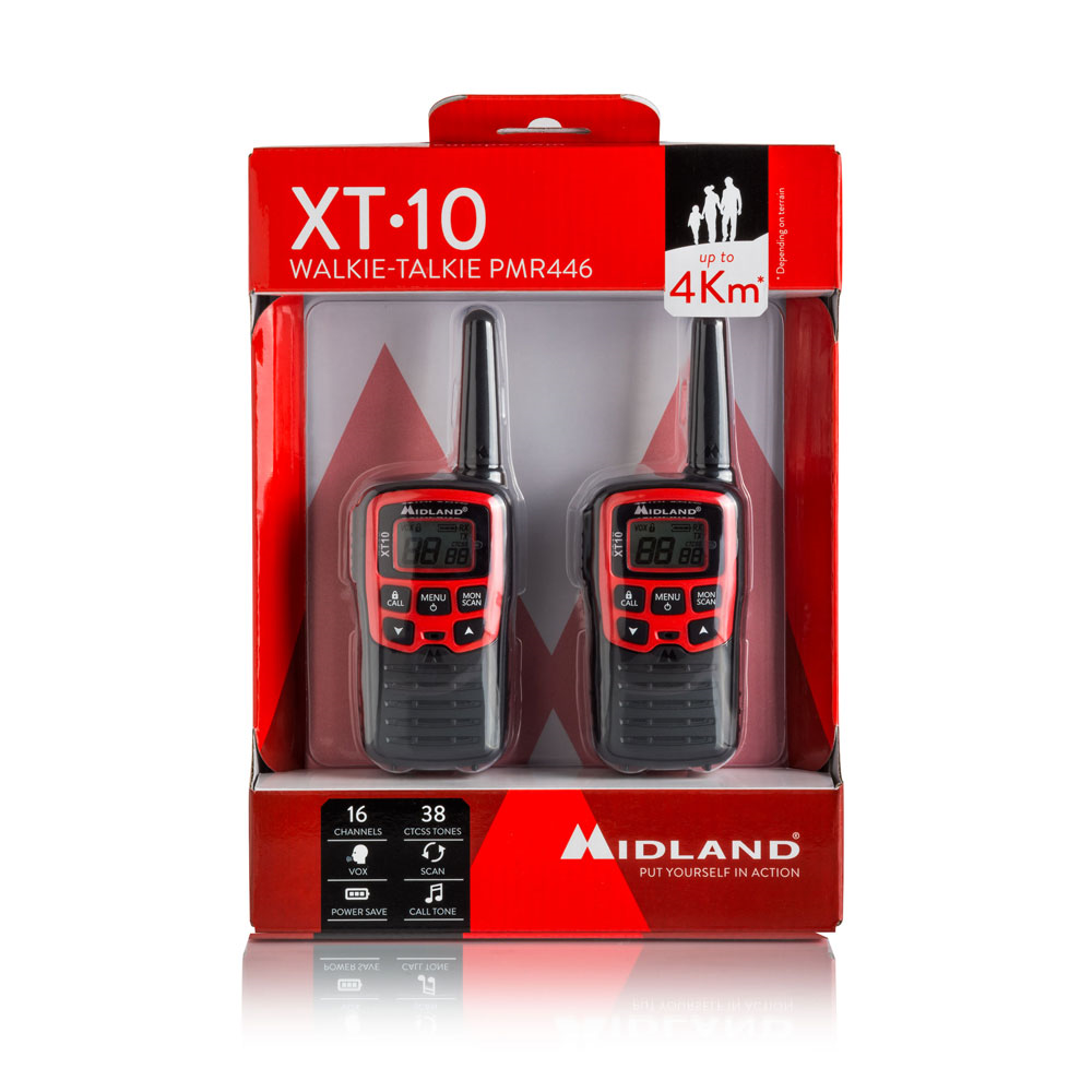MIDLAND XT10 - Midland XT-10 Walkie Talkie 8 Kanäle