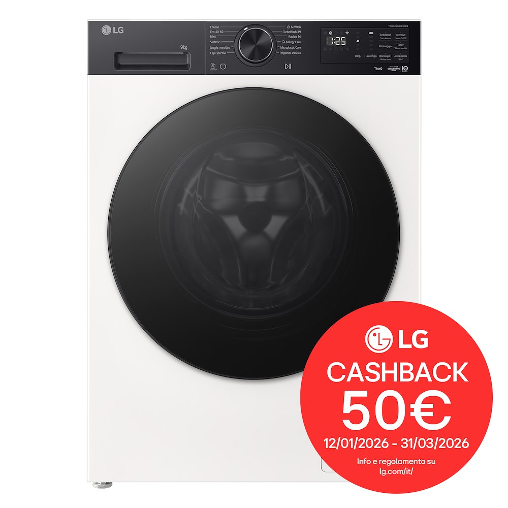 LG F4NX5009THB - Lavatrice intelligente 9 kg