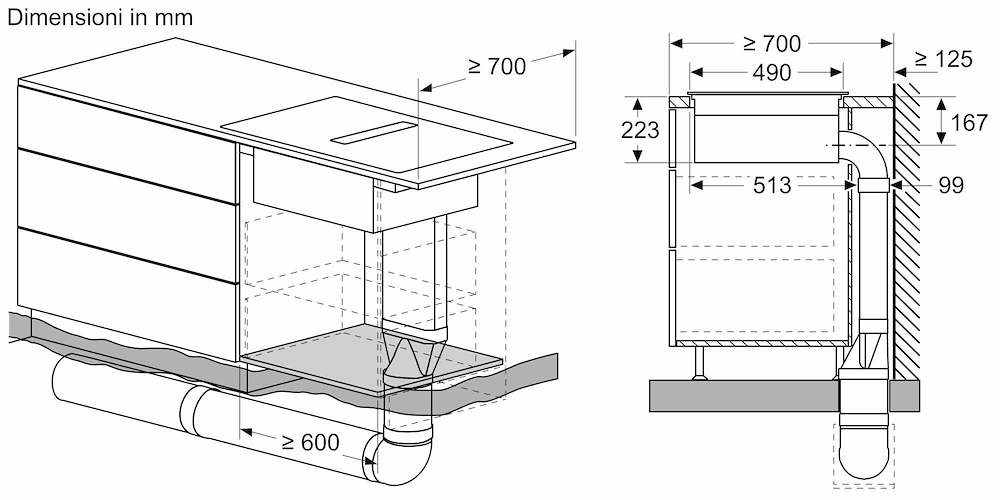 BOSCH PVS831B16E - Piano a induzione Bosch 80 cm