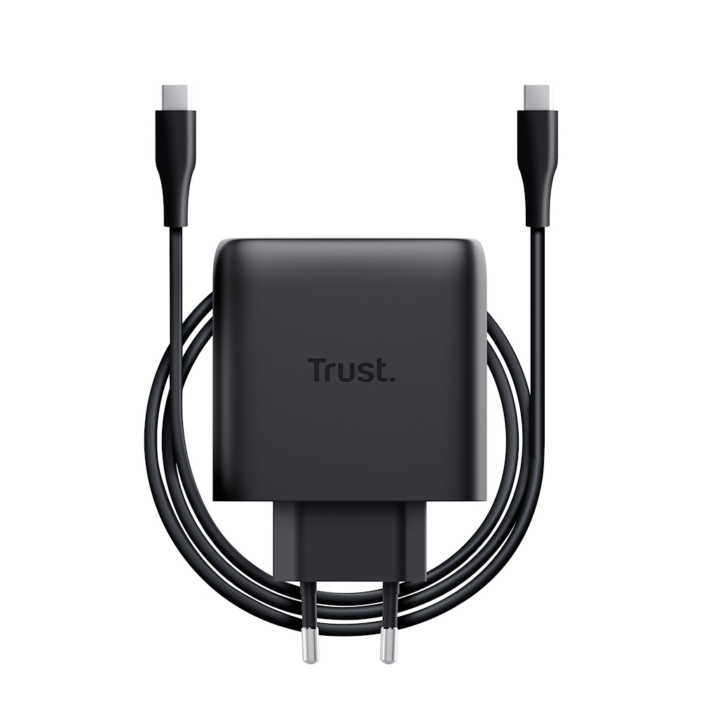 TRUST 25523 - Caricabatteria USB-C 65W Trust Maxo Nero