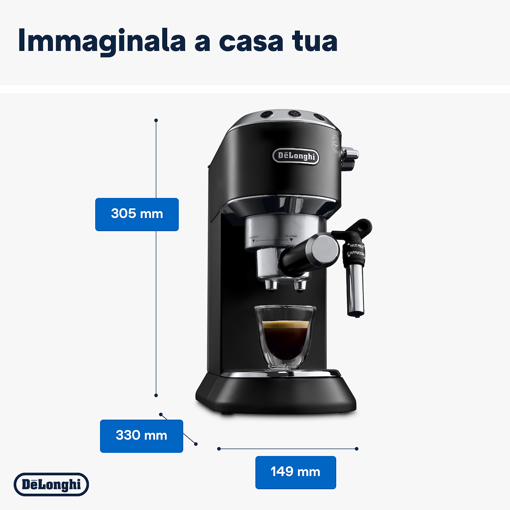 DE LONGHI EC685BK - De Longhi Kaffeemaschine Dedica