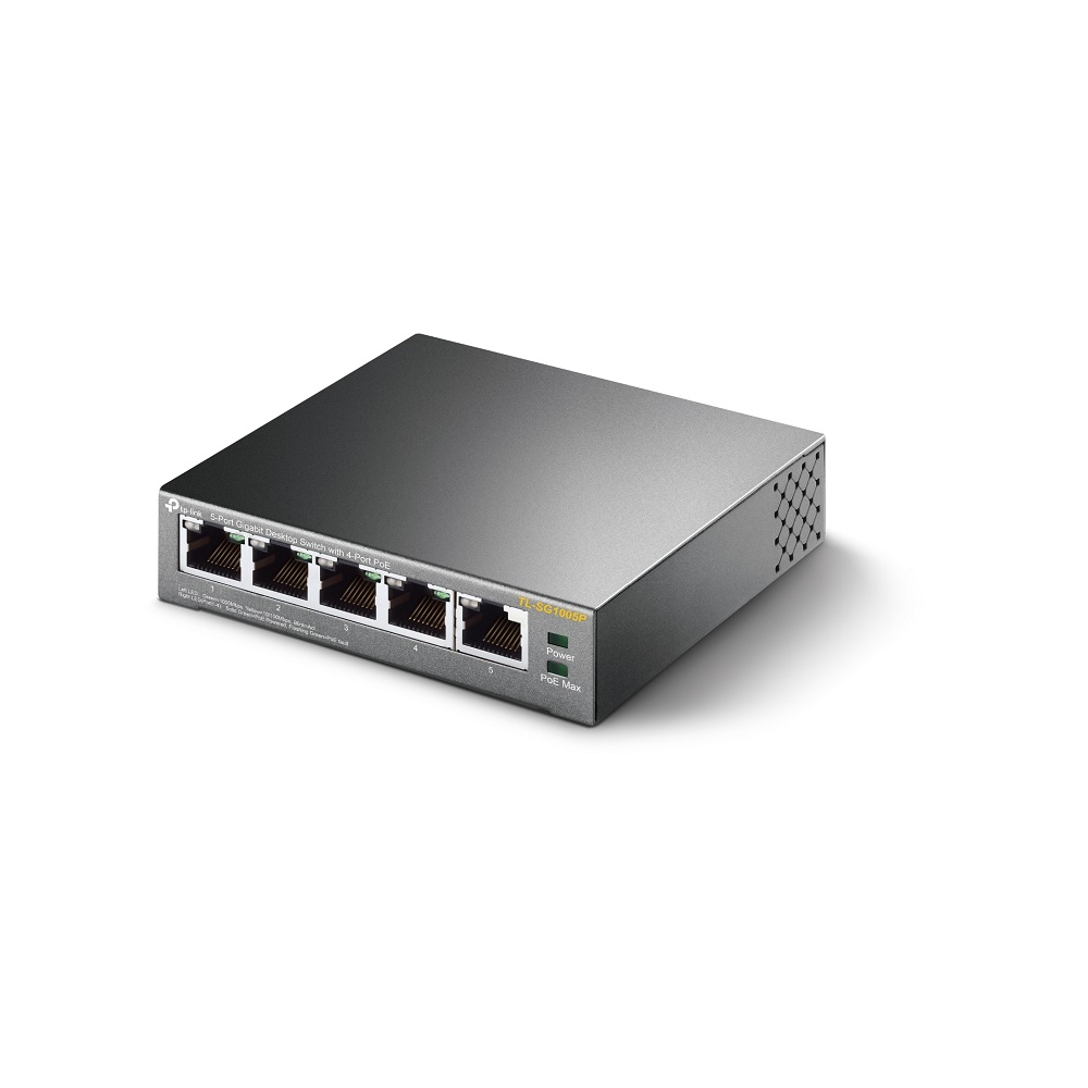 TP-LINK TLSG1005P - 5-Port Gigabit Switch Desktop