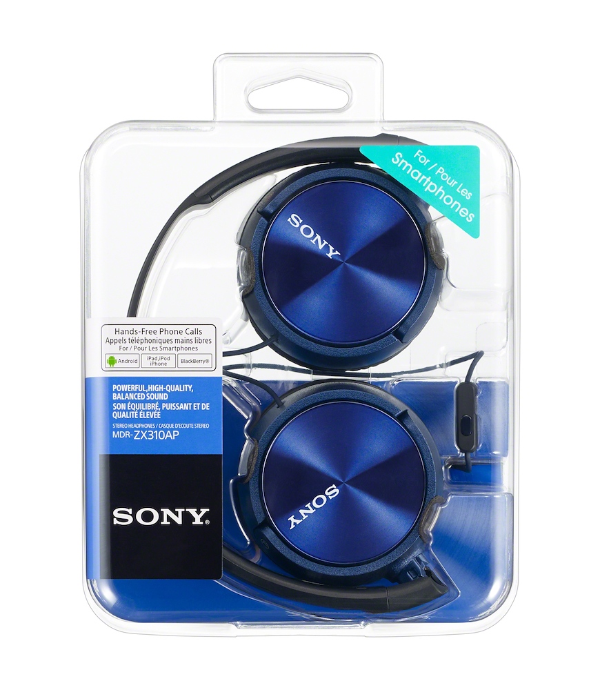 SONY MDRZX310APL - Sony MDR-ZX310AP Kopfhörer Blau SONY MDRZX310APL - Sony MDR-ZX310AP Kopfhörer Blau