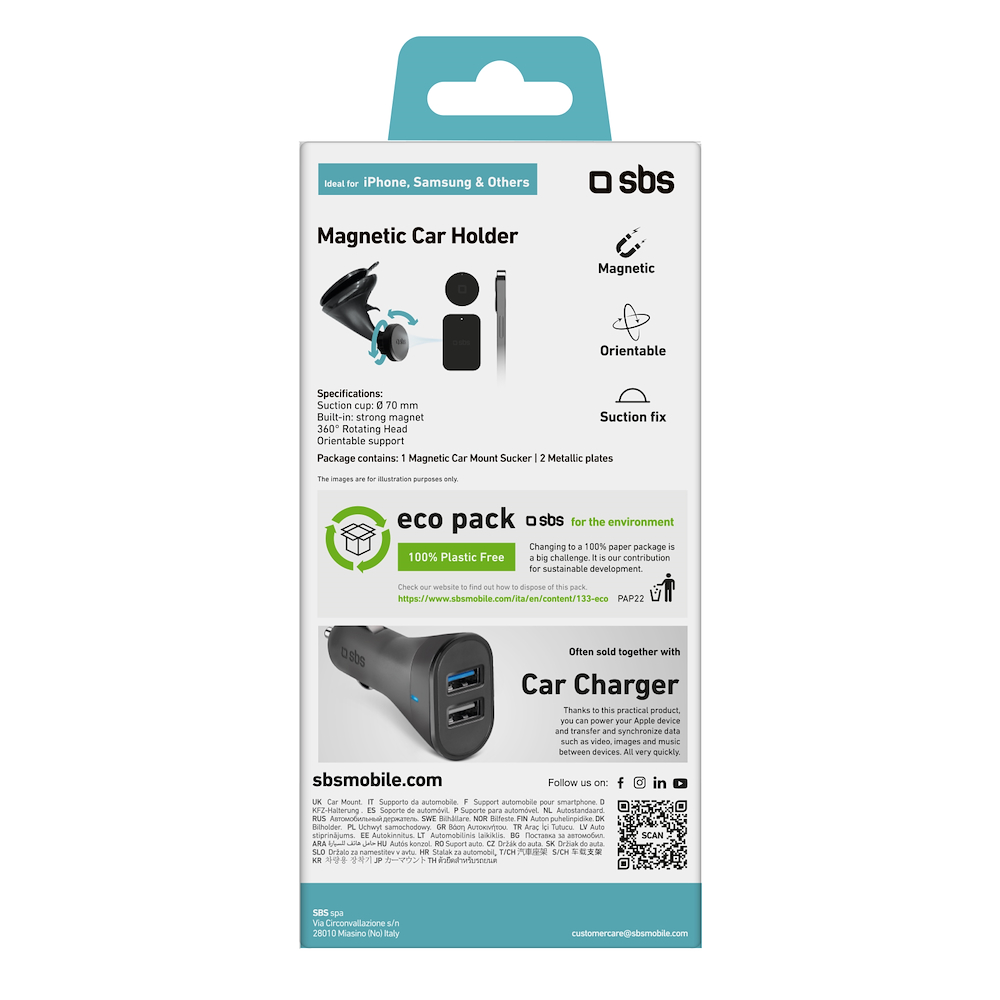 SBS TESUPPWINDWIDEK - Supporto magnetico per auto Wide