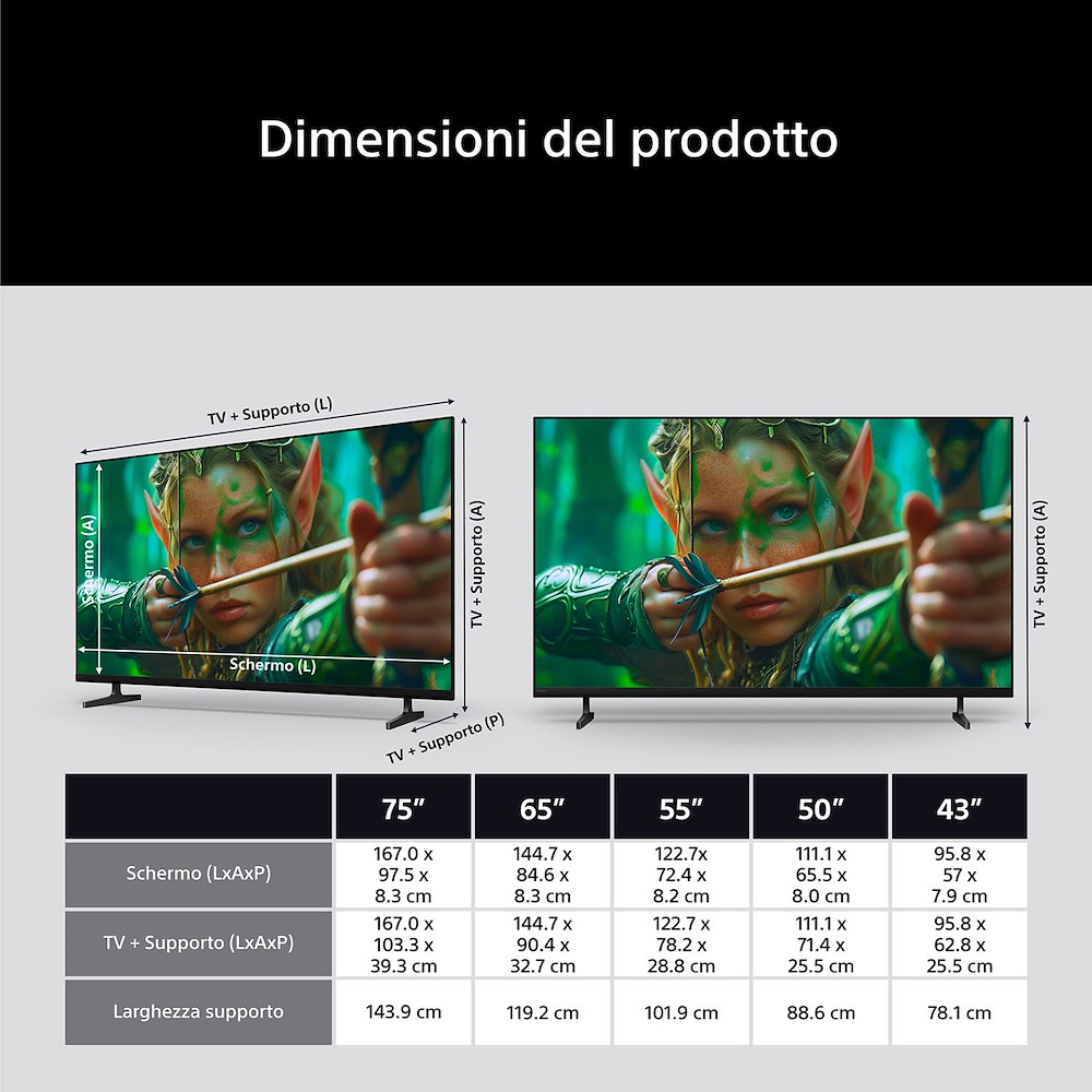 SONY K43S25M2PBCEI - 43 Zoll 4K Smart TV