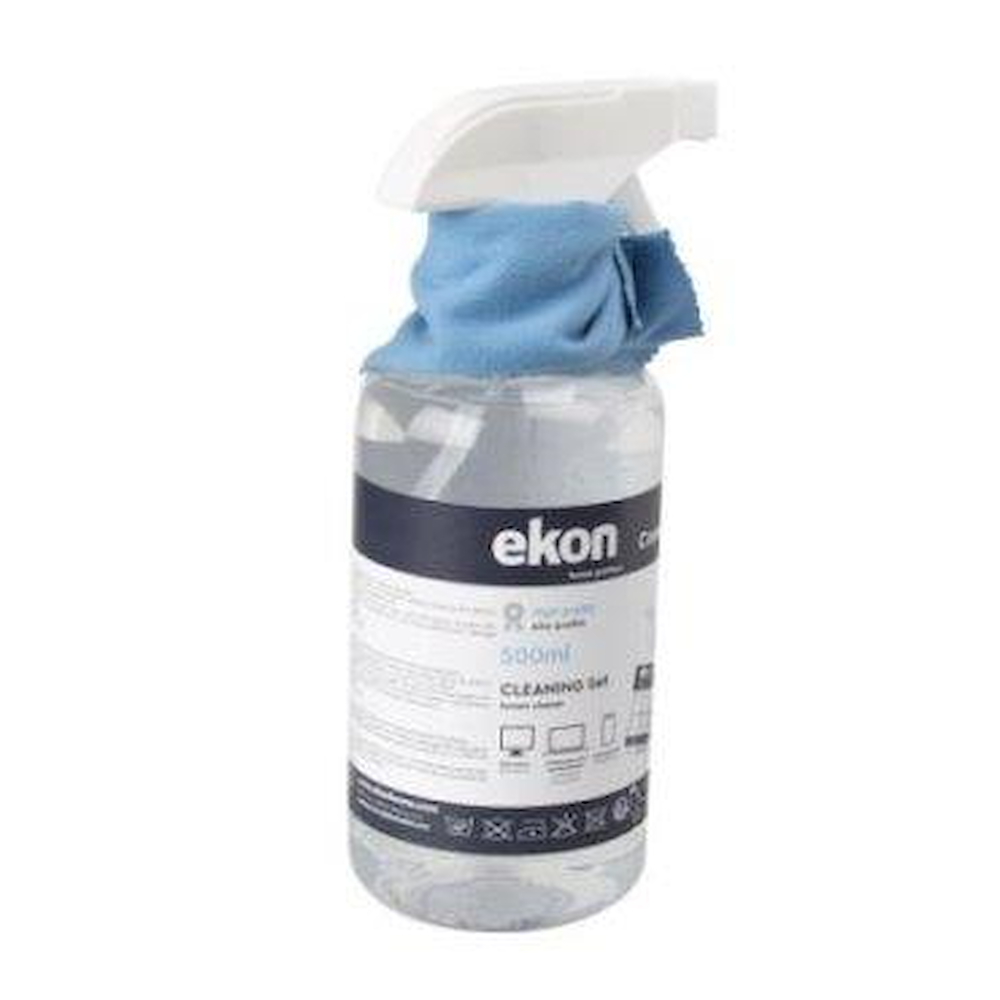 EKON ECCLEAN500ML - Displayreiniger mit Mikrofasertuch 500ml