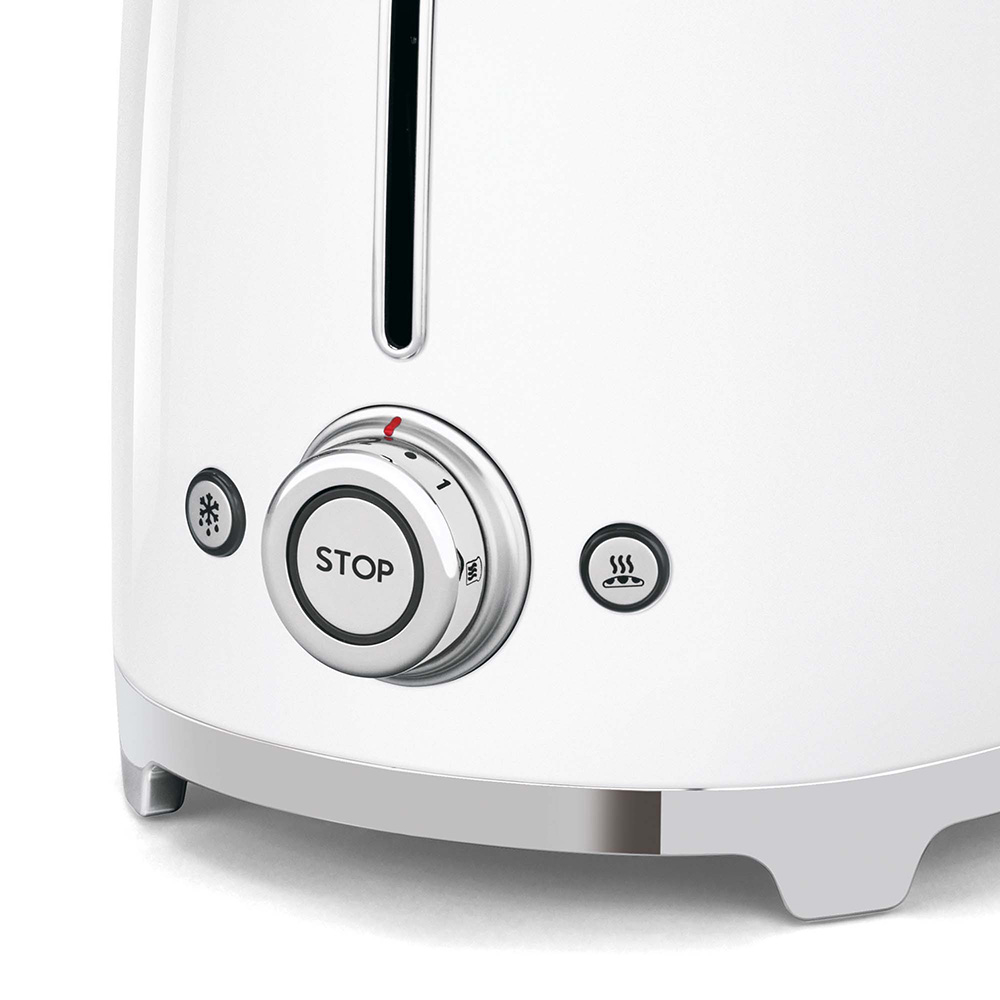 SMEG TSF02WHEU - Tostapane stile anni '50 bianco