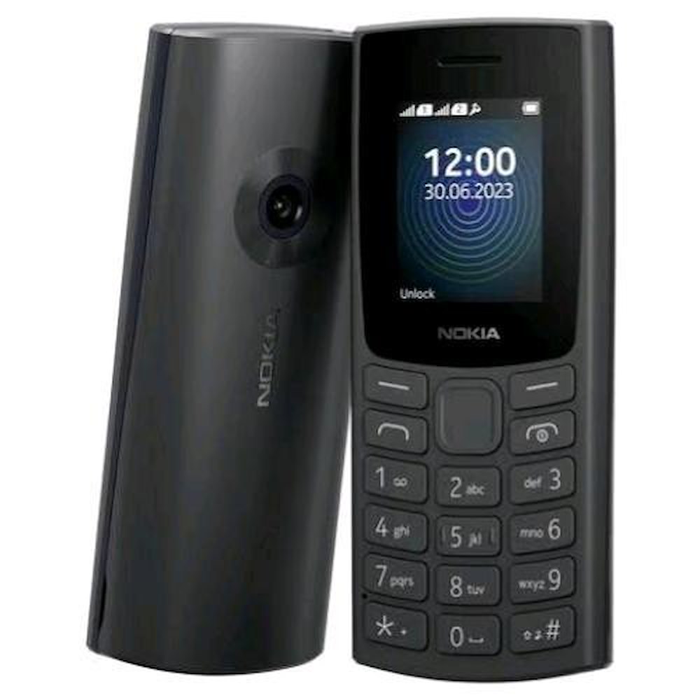NOKIA 1102024BLACK 0769998 CELL. 1.8" QQVGA DUALSIM 48MB 128MB 0.8MP BLACK
