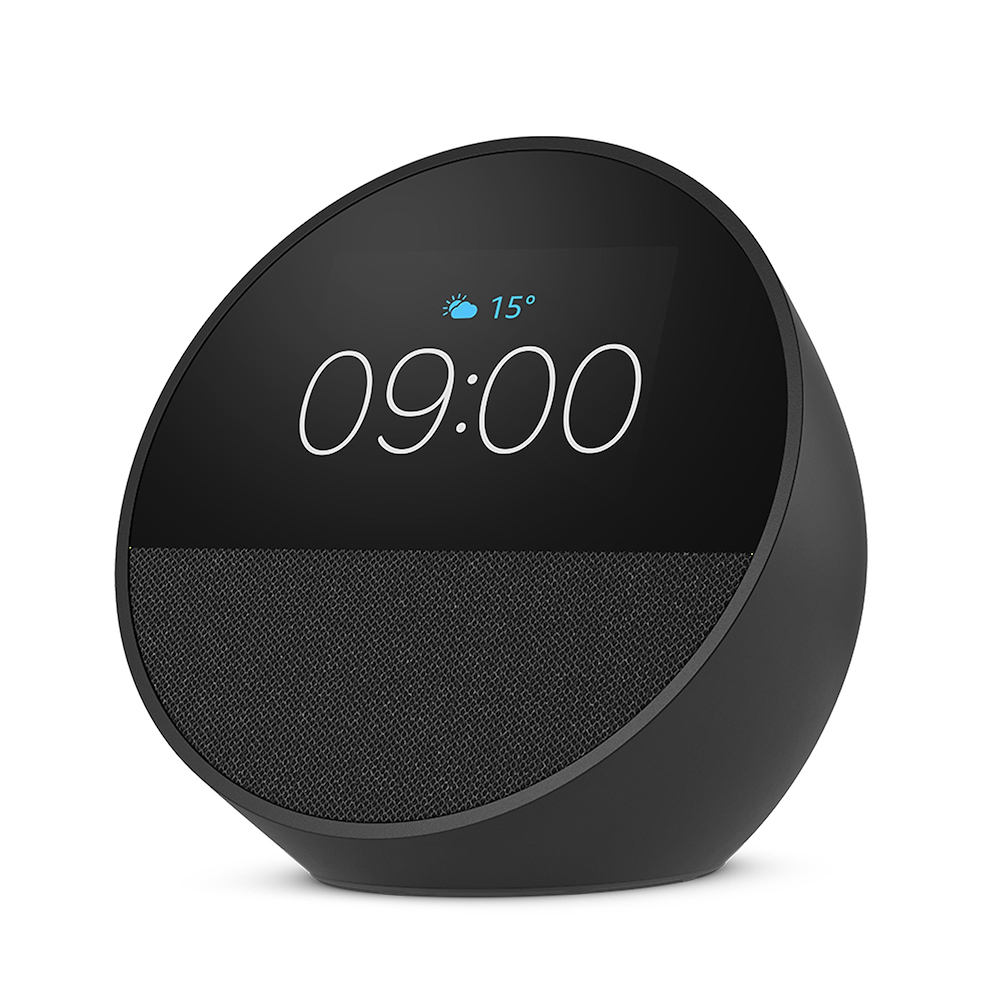 ECHO ECHOSPOT2024BLACK - Amazon Echo Spot 2024 Sveglia Intelligente Nero