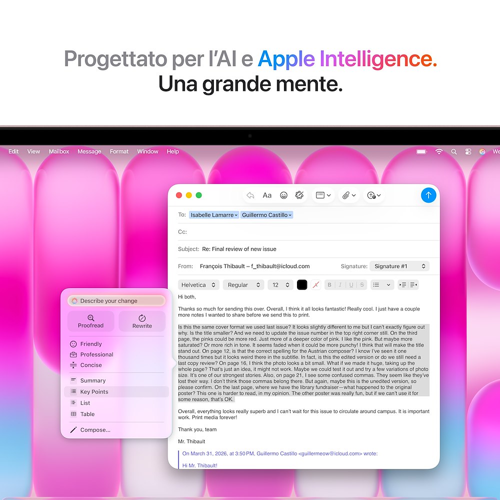 APPLE MHFH4TA - MacBook Neo 13"A18 Pro Rosa