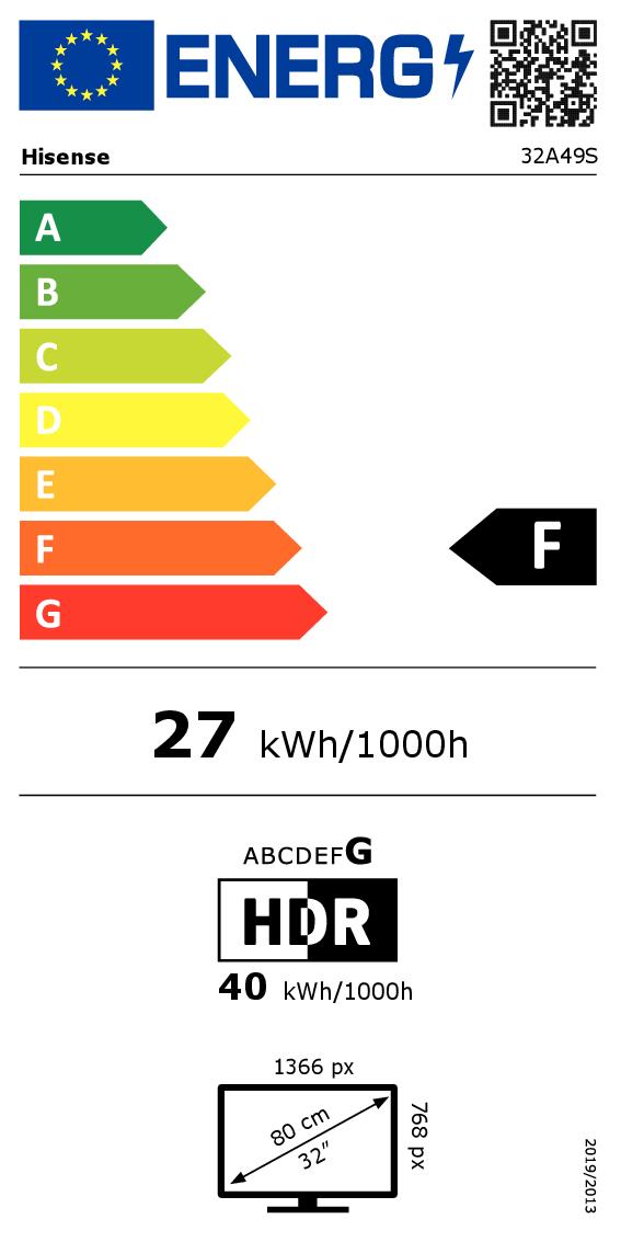 HISENSE 32A49S - 32" LED Fernseher HD Ready