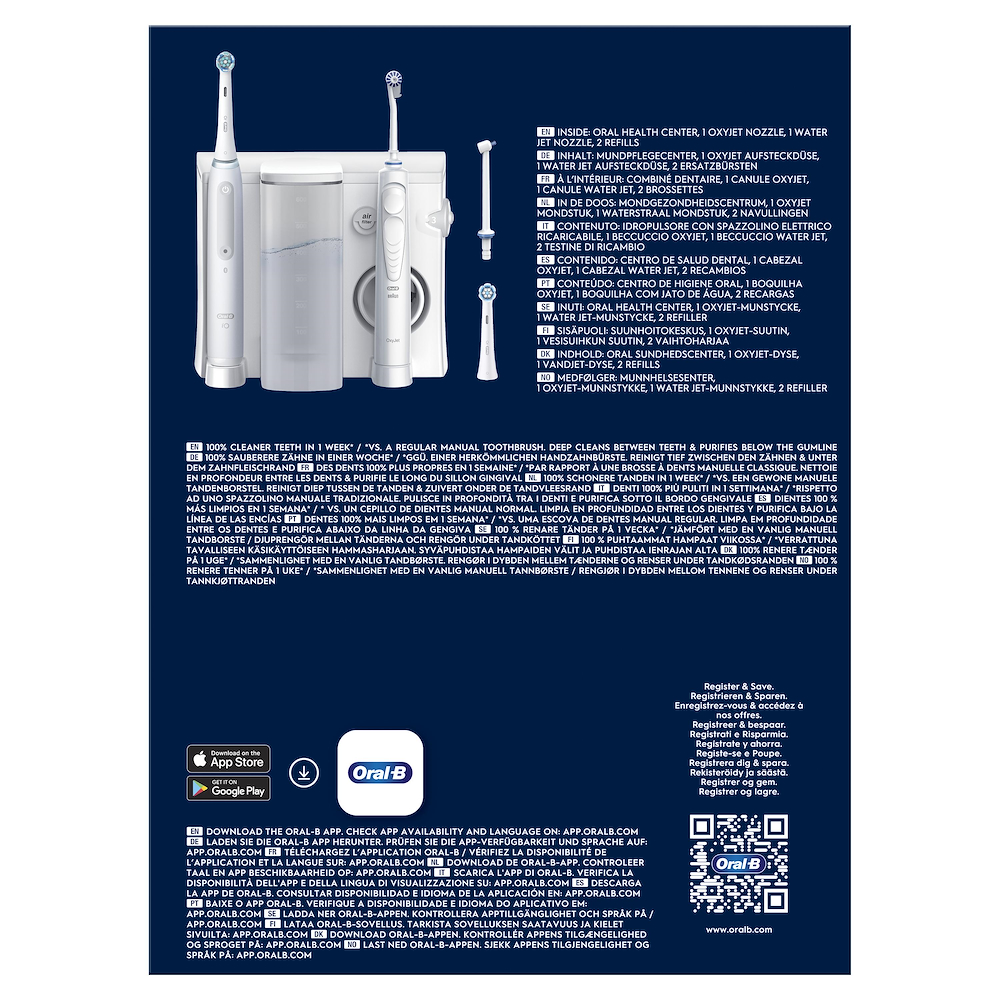 ORAL-B ORALCENTERIO4 - Oral-B Gesundheitscenter mit Spülung und Zahnbürste ORAL-B ORALCENTERIO4 - Oral-B Gesundheitscenter mit Spülung und Zahnbürste