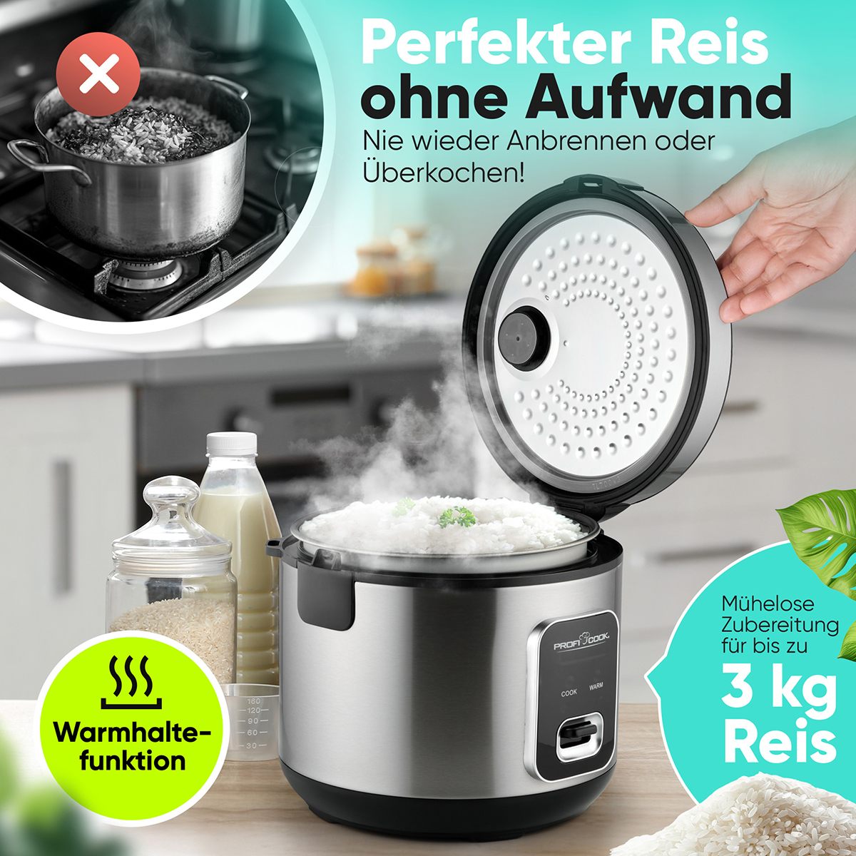ProfiCook PC-RK 1285 - Reiskocher