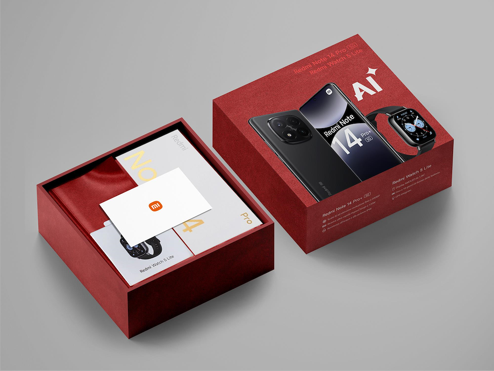 XIAOMI RNOTE14PROPLUS5GBLACKBUND - RNOTE14PRO PLUS Schwarz mit Uhr