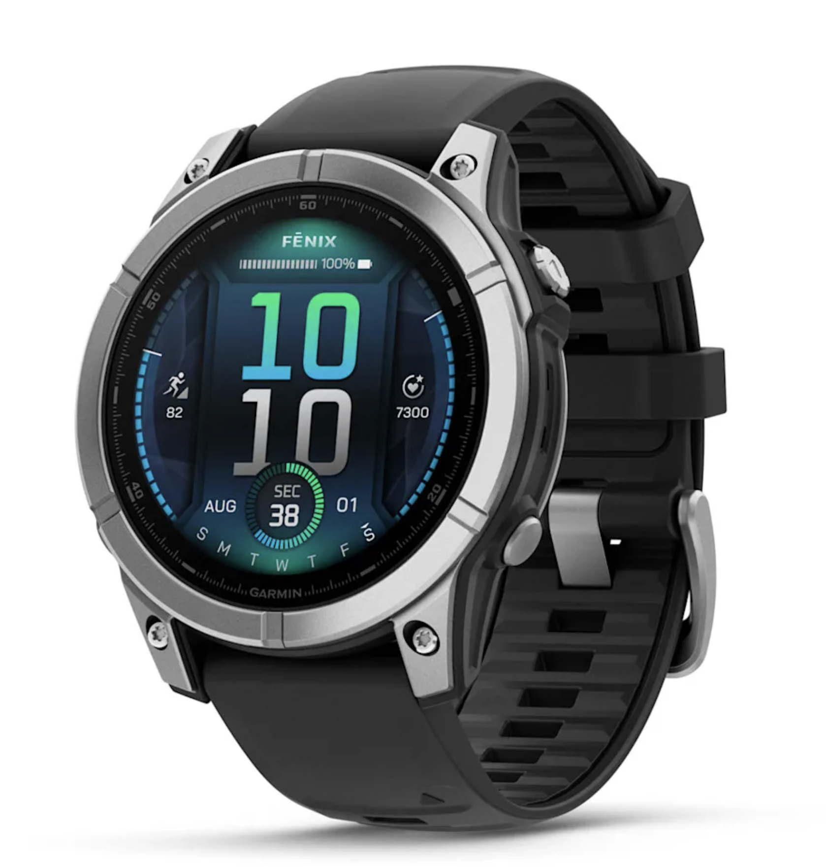 Garmin 0100302500 - Fenix E smartwatch acciaio 47mm