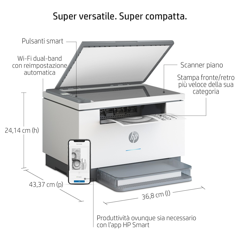 HP 6GW99F - Stampante Laser  M234dwe Wifi