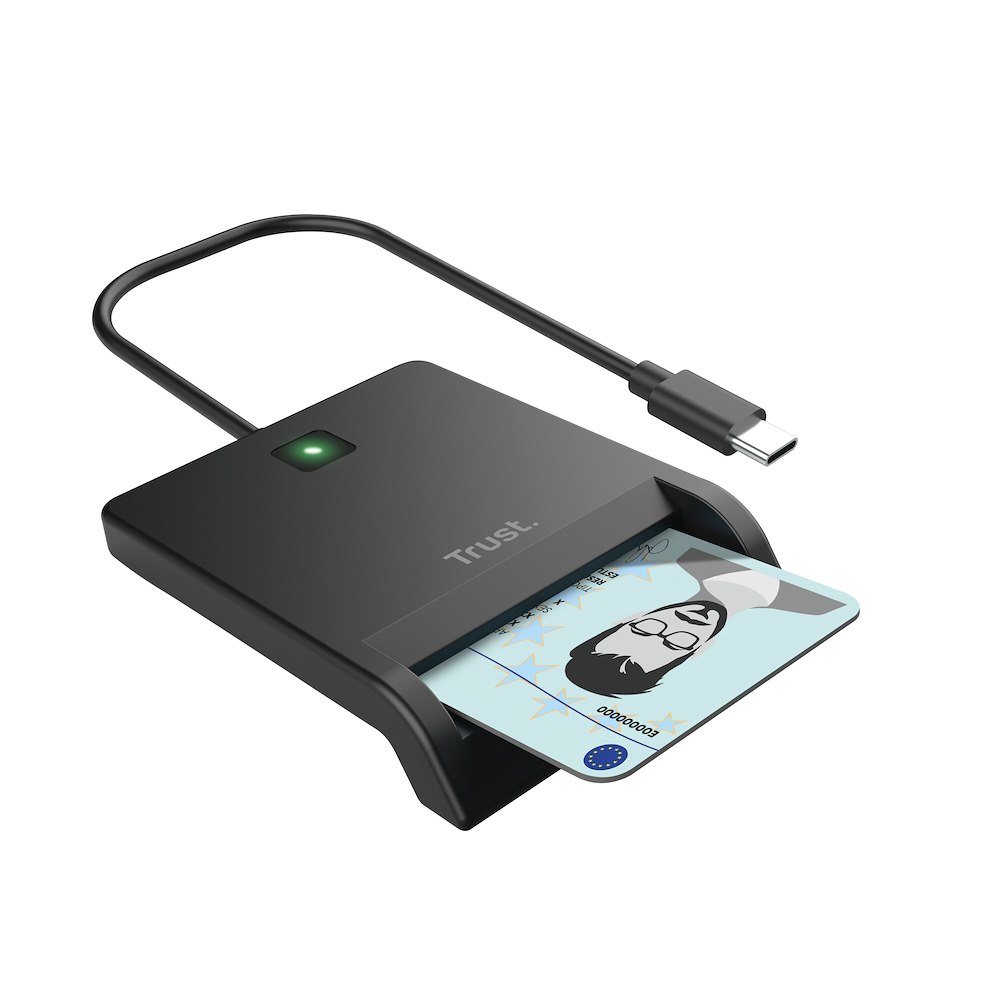 TRUST 26253 - USB-C Smartkartenleser