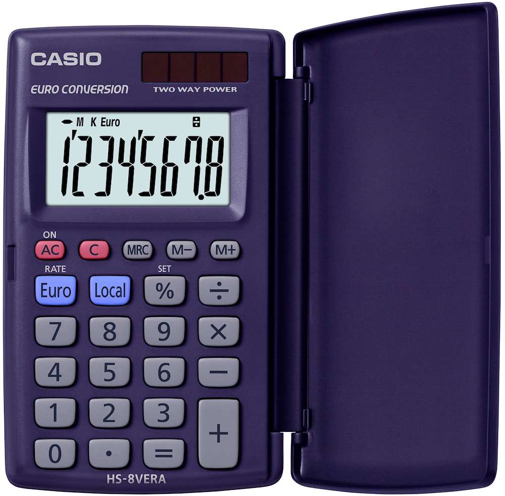 CASIO HS8VERAWAEP - Calcolatrice Tascabile Casio CASIO HS8VERAWAEP - Calcolatrice Tascabile Casio