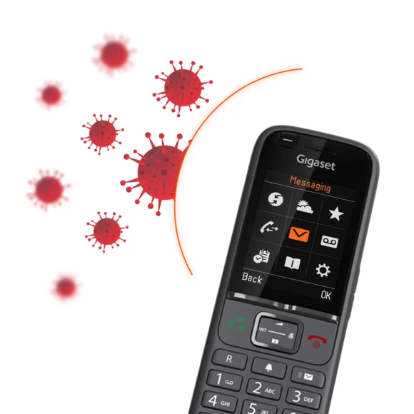 Gigaset S30852-H2974-R102 - Schnurloses DECT-Telefon S700H PRO