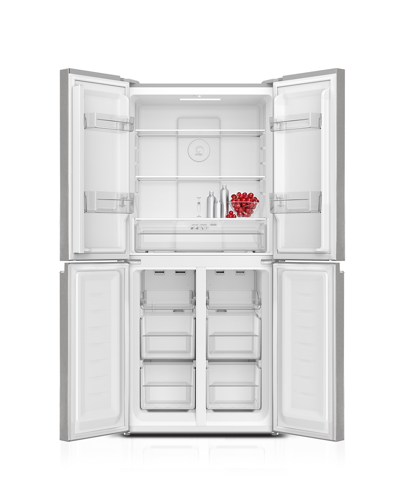 SMARTWAY WH4D48NV3XE0 - Kühlschrank 4 Türen 362L Inox