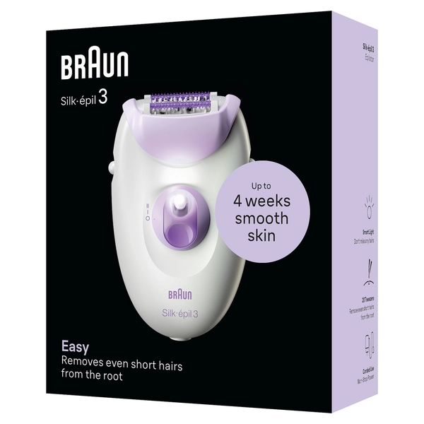 BRAUN SE3000 - Silk-épil 3 Epiliergerät weiß/lila