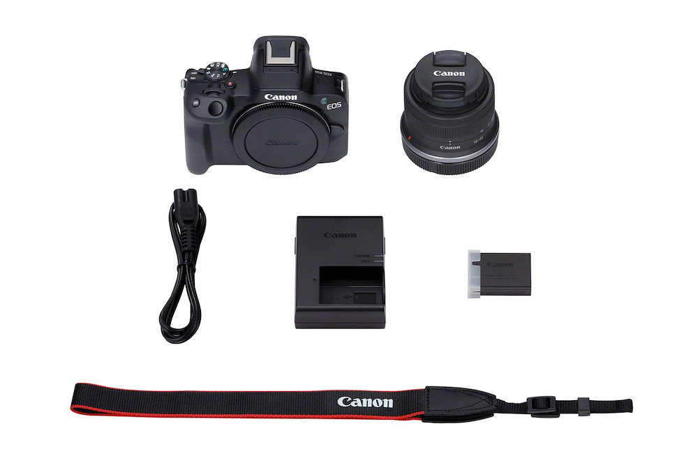 CANON EOSR50BKRFS1845 - Fotocamera Mirrorless Canon EOS R50